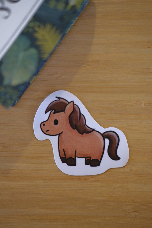 Horse Vinyl Waterproof Sticker