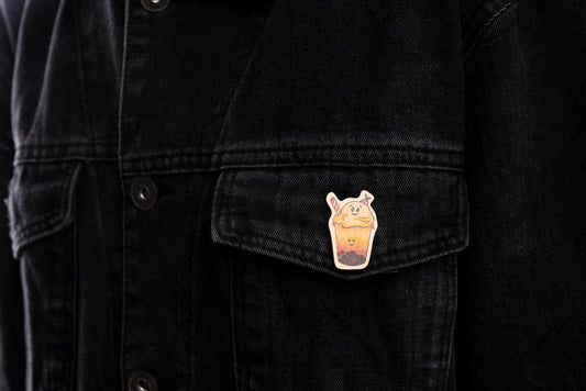 Bubble Tea Fashion Pin