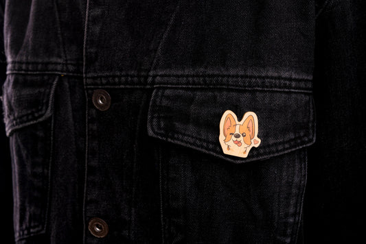 Corgi Dog Fashion Pin