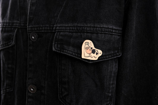 Cow Fashion Pin