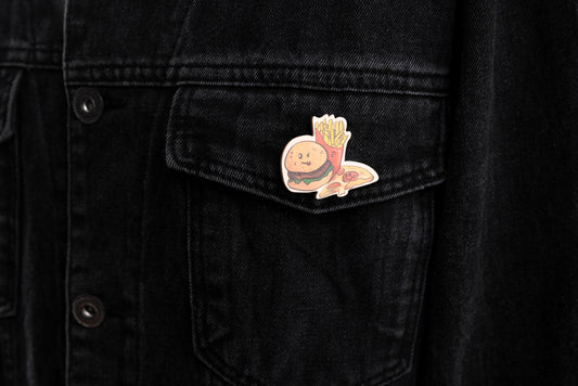 Fast Food Fashion Pin