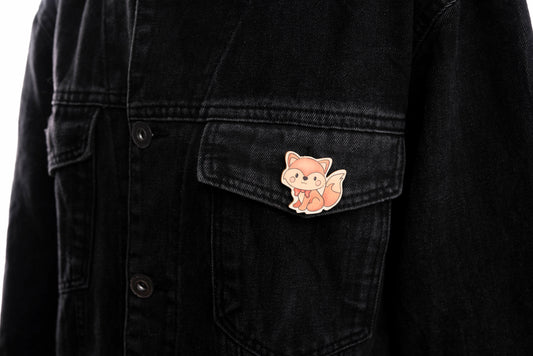 Fox Fashion Pin