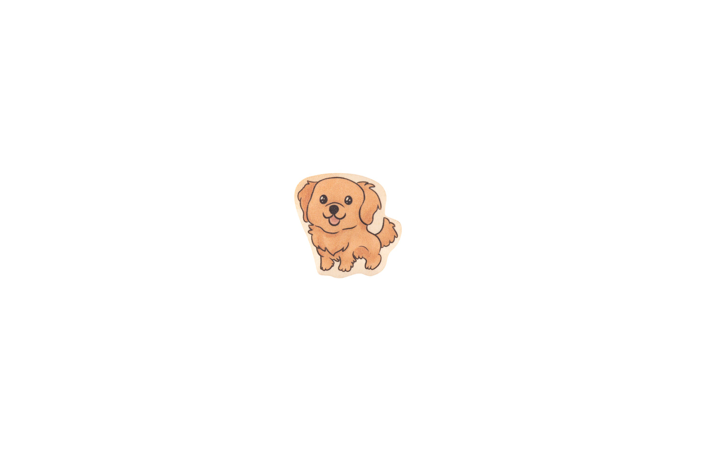 Golden Dog Fashion Pin