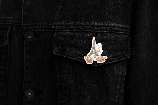 Paris City Fashion Pin