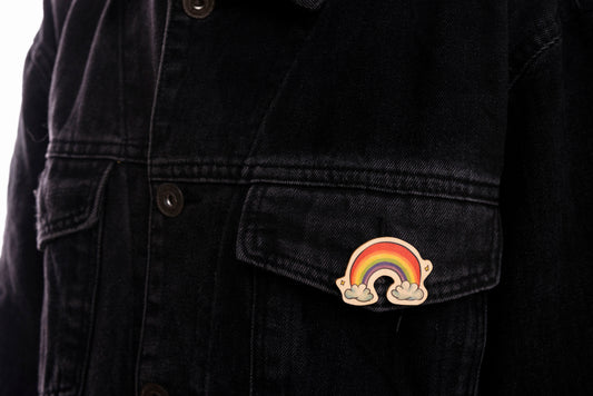 Rainbow Fashion Pin