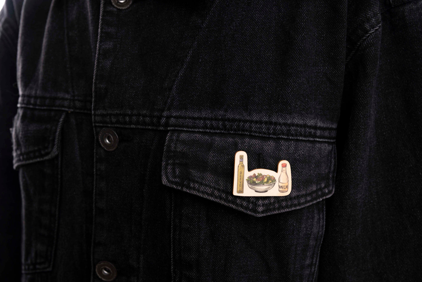 Salad Fashion Pin