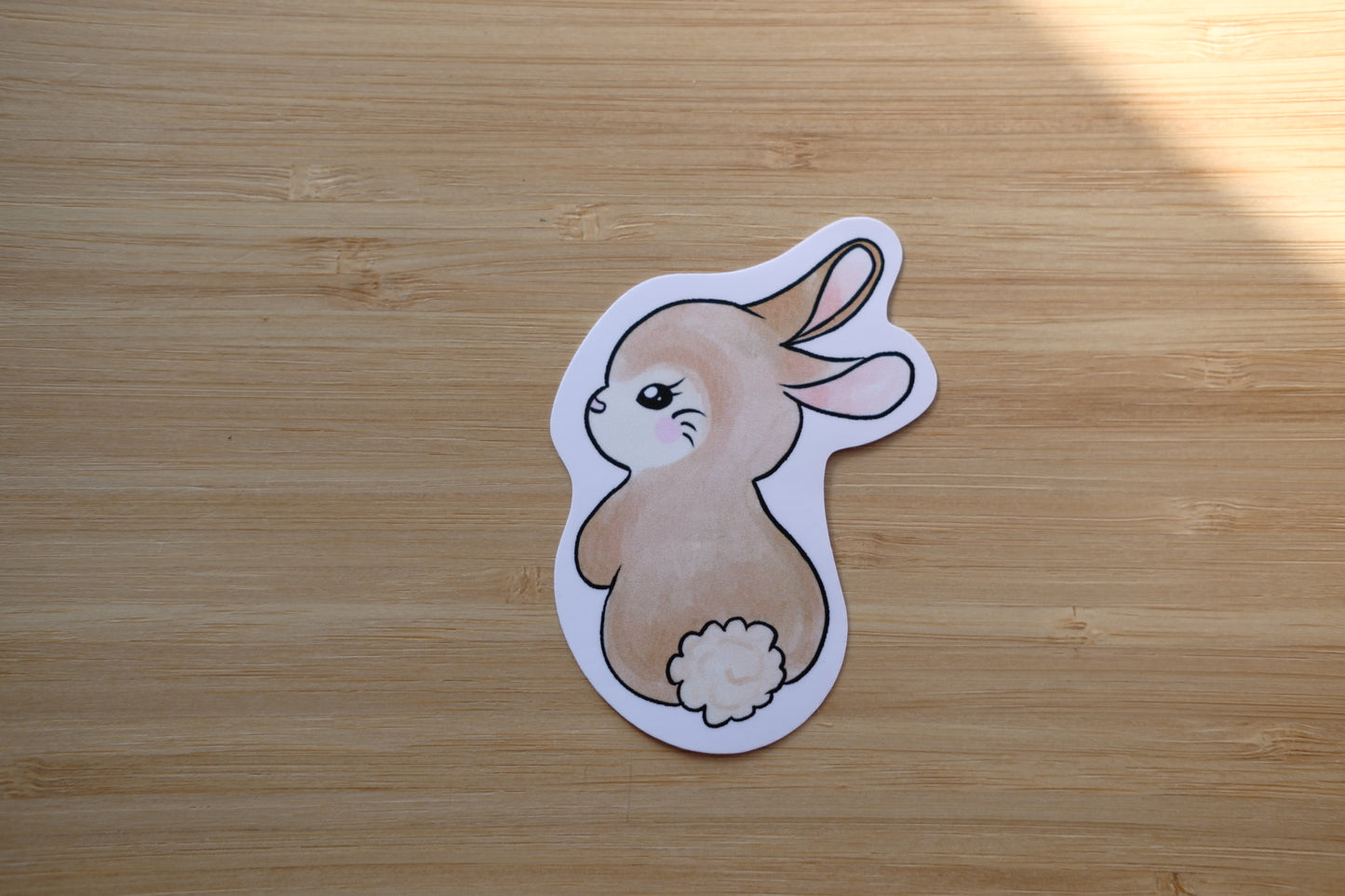 Bunny Vinyl Waterproof Sticker