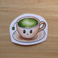 Tea Cup Vinyl Waterproof Sticker