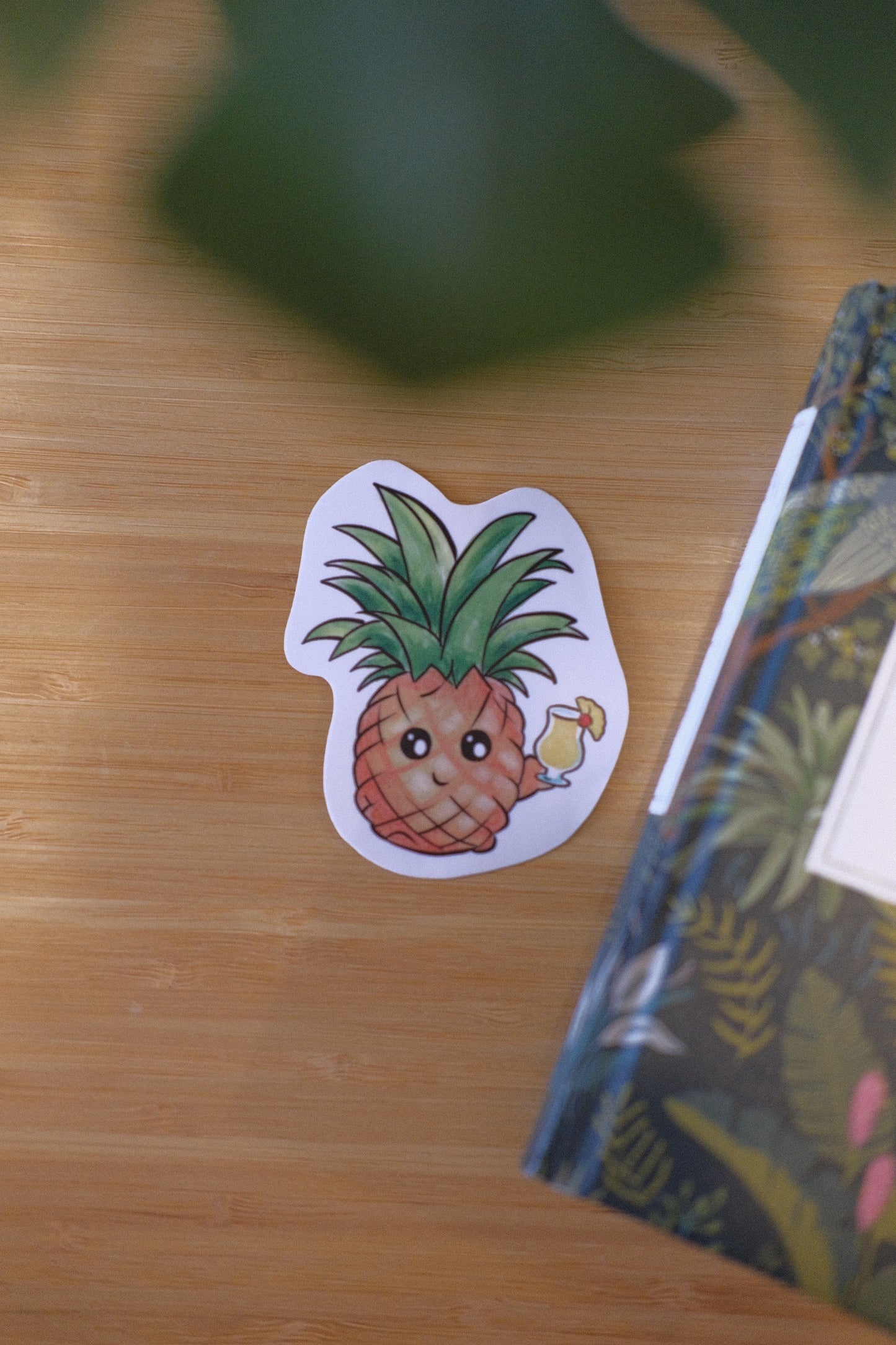 Pineapple Waterproof Vinyl Sticker