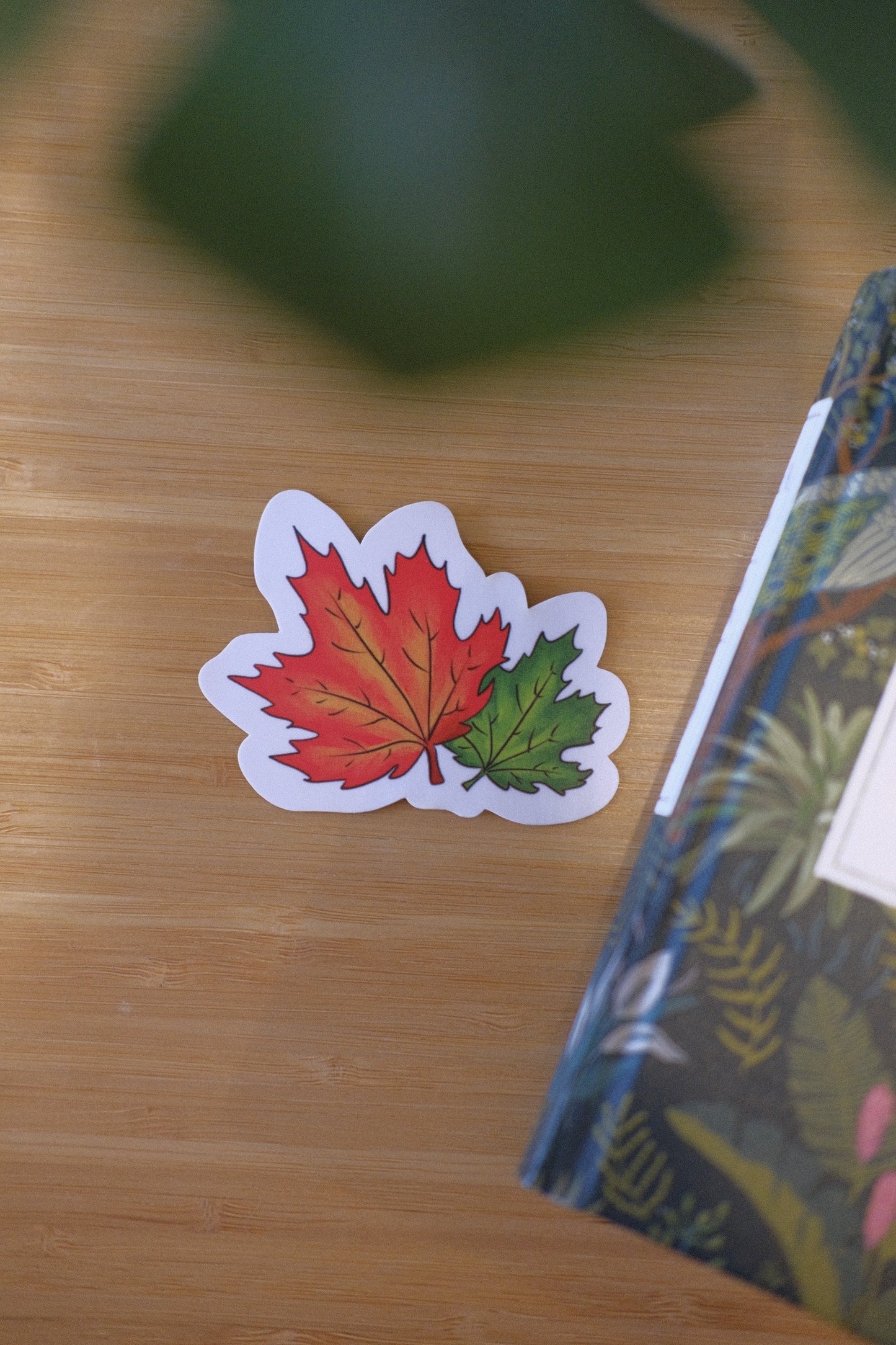 Maple Leaf Waterproof Vinyl Sticker