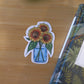 Sunflower Waterproof Vinyl Sticker