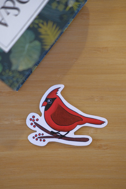 Red Carnal Vinyl Waterproof Sticker