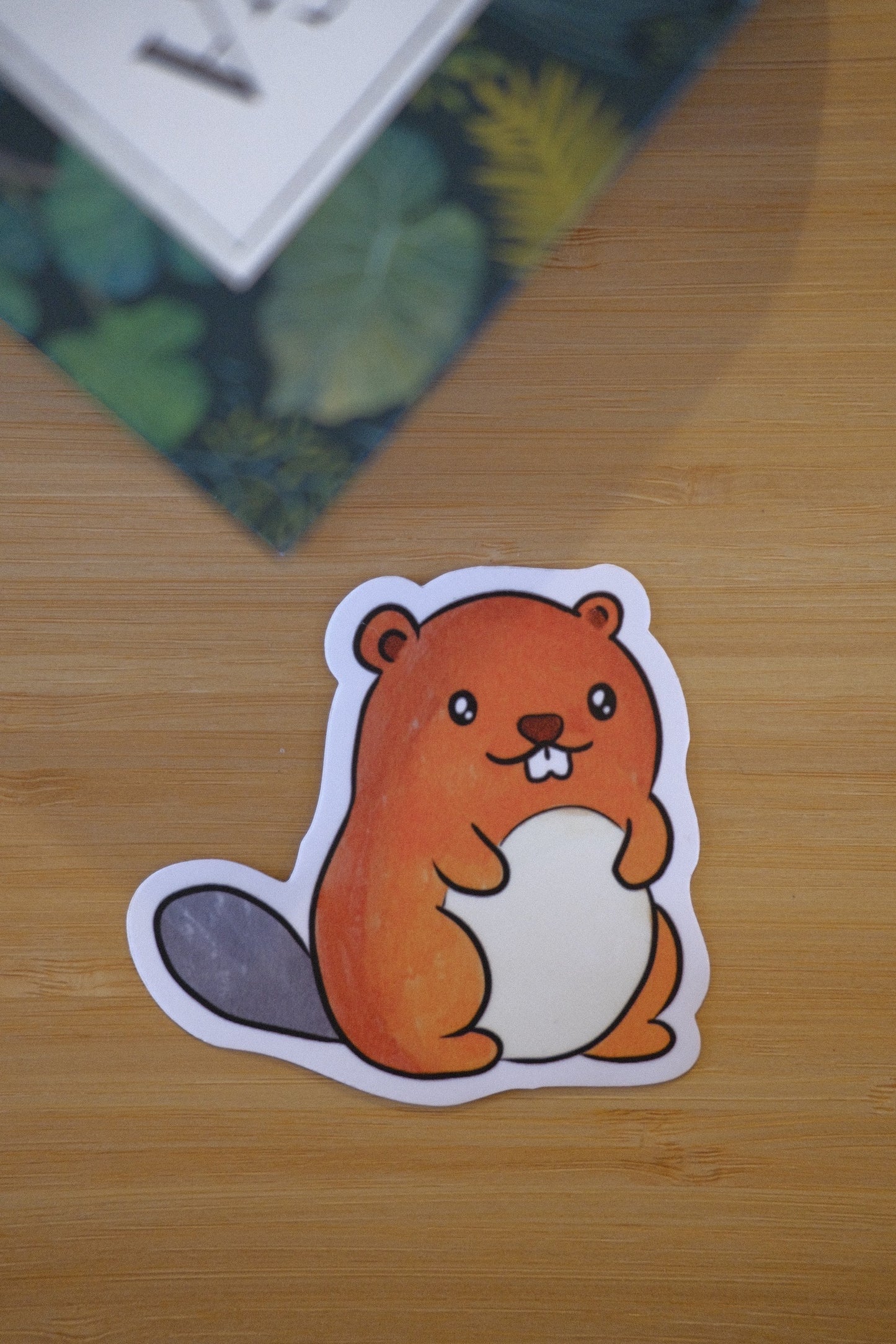 Beaver Vinyl Waterproof Sticker