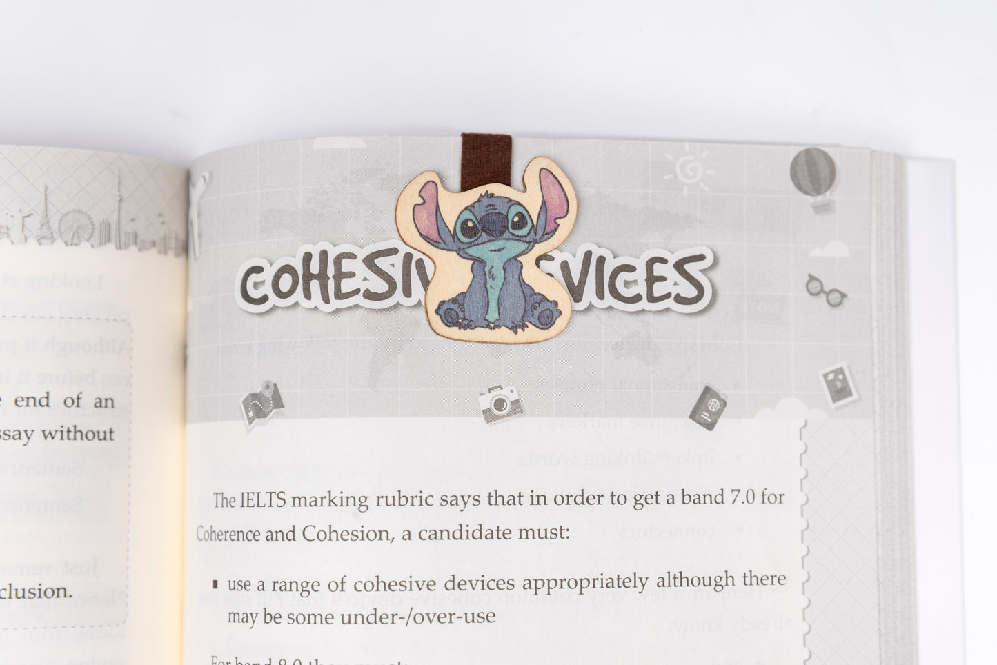 "Cute Stitch wooden magnet bookmark"
"Handcrafted wooden Stitch bookmark with magnet clasp"
"Eco-friendly wooden Stitch bookmark for cartoon fans"
"Wooden Stitch magnetic bookmark on an open book"
"Handmade Stitch bookmark with light magnet for secure fit"
"Stitch magnetic bookmark for books, planners, and journals"
"Unique Stitch gift for readers and animated character fans"