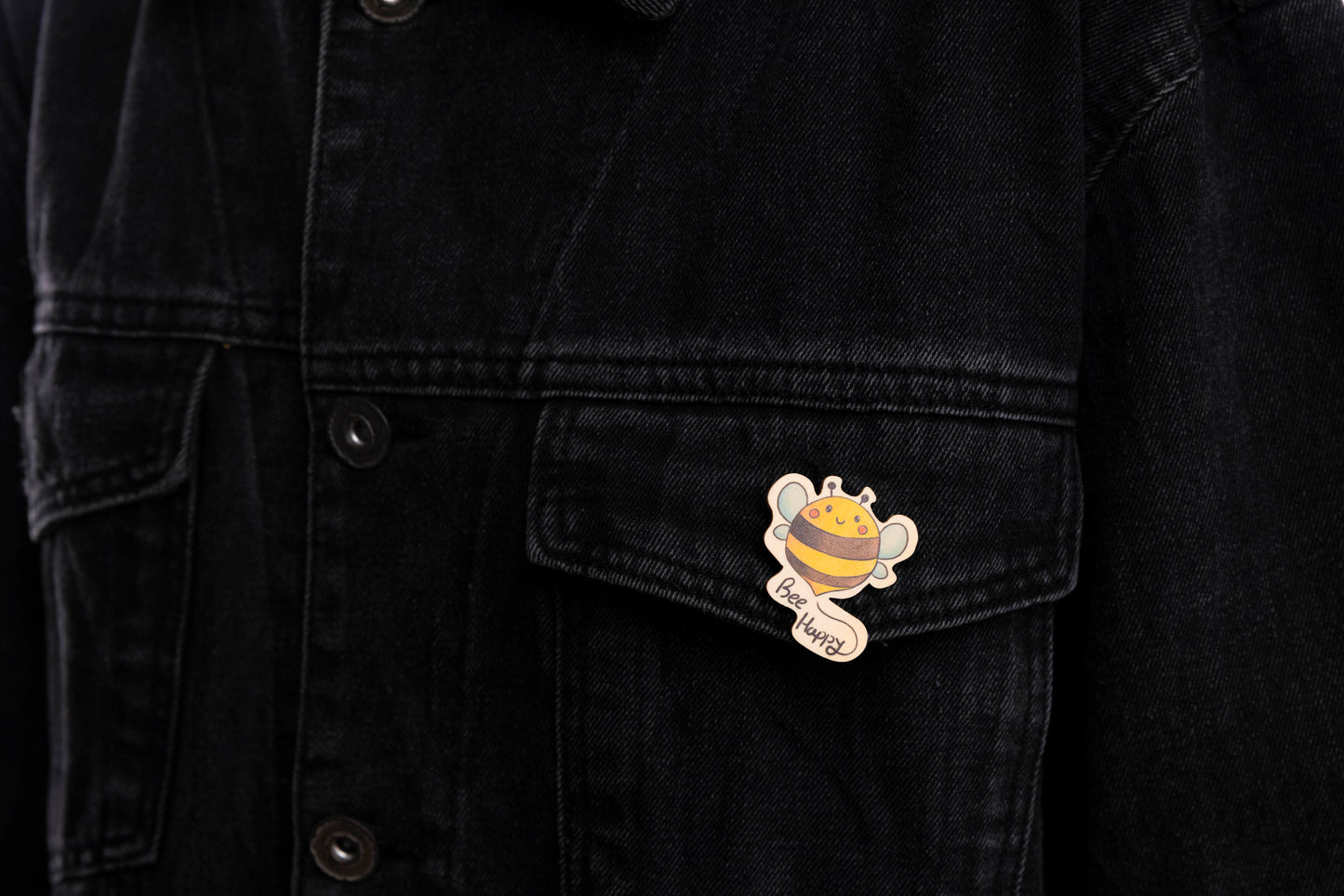 Bee Happy Fashion Pin