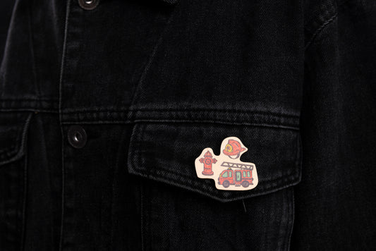 Firefighter Fashion Pin