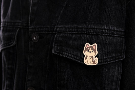 Husky Dog Fashion Pin