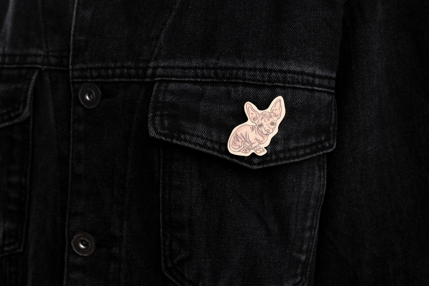 Sphynx Cat Fashion Pin