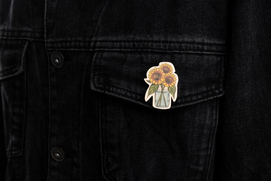 Sunflower Fashion Pin